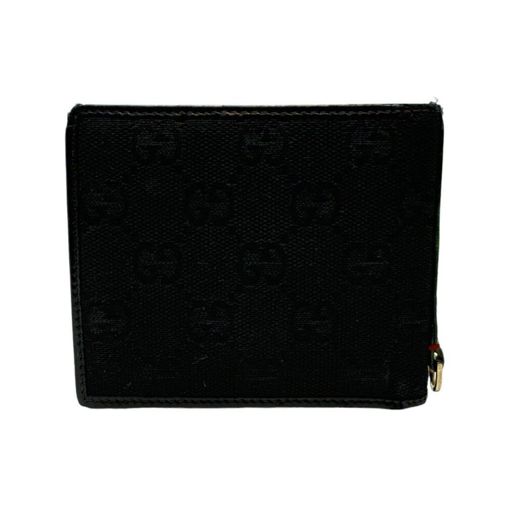 Gucci GG Canvas Leather Bifold Wallet - Picture 2 of 7